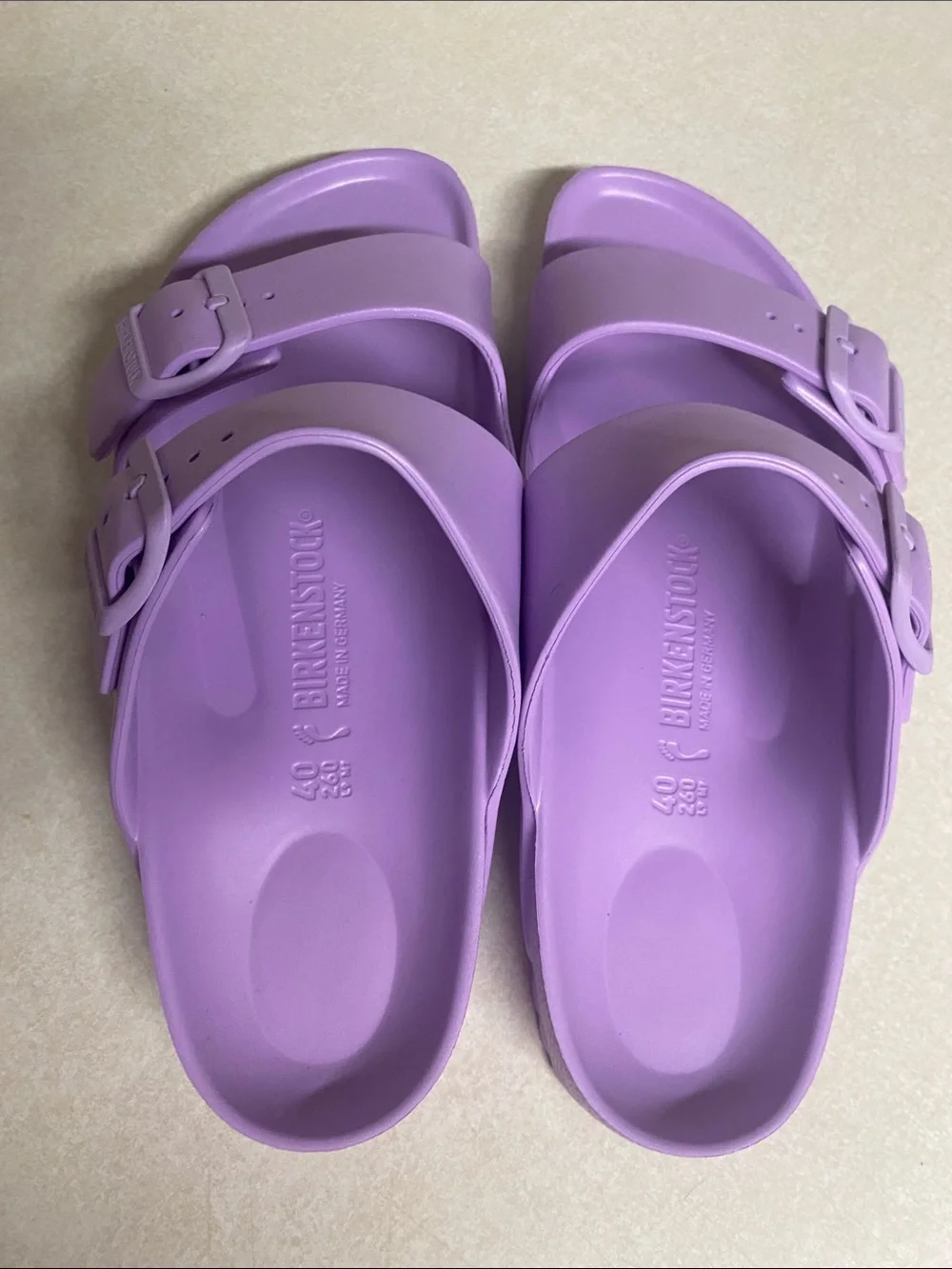 Birkenstock women’s Arizona sandals purple - Picture 4 of 7